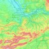 Basel-Landschaft topographic map, elevation, terrain