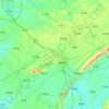 隆昌市 topographic map, elevation, terrain