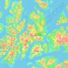 Hinnøya - Iinnasuolu topographic map, elevation, terrain