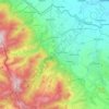 Javorník topographic map, elevation, terrain