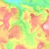 Riu Bidighinzu topographic map, elevation, terrain