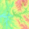 Santa Clara-a-Velha topographic map, elevation, terrain