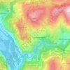 Auris topographic map, elevation, terrain