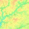 Maves topographic map, elevation, terrain