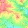Skeffington topographic map, elevation, terrain