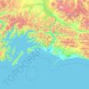 Chugach topographic map, elevation, terrain
