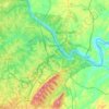 Lynchburg topographic map, elevation, terrain