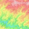 Lourdoueix-Saint-Pierre topographic map, elevation, terrain