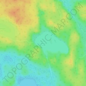 Huppe Lake;Joy Creek topographic map, elevation, terrain