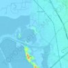 Coyote Hills Slough topographic map, elevation, terrain