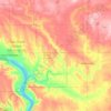 Buffalo County topographic map, elevation, terrain