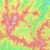 Firenzuola topographic map, elevation, terrain