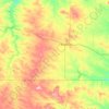 Bowman County topographic map, elevation, terrain