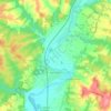 Saint-Aigulin topographic map, elevation, terrain