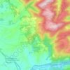 Gagliole topographic map, elevation, terrain