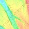 Escoubès topographic map, elevation, terrain