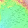 Chenab River topographic map, elevation, terrain