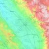 Fresno County topographic map, elevation, terrain