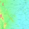 Chai Nat Province topographic map, elevation, terrain