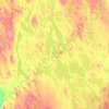 Ashuanipi Lake topographic map, elevation, terrain