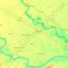 Kaushambi topographic map, elevation, terrain