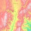 Municipio de Huacalera topographic map, elevation, terrain