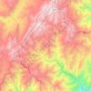 Municipio de Caspalá topographic map, elevation, terrain