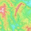 Königsstein topographic map, elevation, terrain