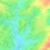 Jardim Umuarama topographic map, elevation, terrain