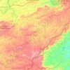 Floyd County topographic map, elevation, terrain