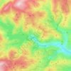 Falstone topographic map, elevation, terrain