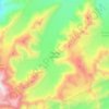 Traleika Glacier topographic map, elevation, terrain