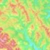 Moldovița topographic map, elevation, terrain