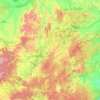 Mudanjiang City topographic map, elevation, terrain
