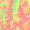 Ravalli County topographic map, elevation, terrain