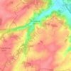 Puiselet-le-Marais topographic map, elevation, terrain