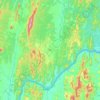 ໝື່ນ topographic map, elevation, terrain