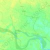 Areraj topographic map, elevation, terrain