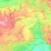 Seoni topographic map, elevation, terrain