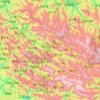 Chengkou County topographic map, elevation, terrain