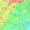 Igaratá topographic map, elevation, terrain