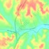 Hustonville topographic map, elevation, terrain