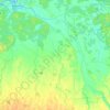 Jaunsvirlaukas pagasts topographic map, elevation, terrain
