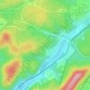 Rentrisch topographic map, elevation, terrain