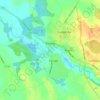 Rūjiena topographic map, elevation, terrain