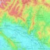 Prato topographic map, elevation, terrain