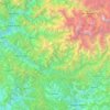 Pindar topographic map, elevation, terrain