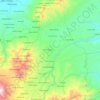 Semende Darat Laut topographic map, elevation, terrain