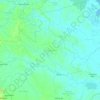 Musi Banyuasin topographic map, elevation, terrain