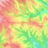 Masquefa topographic map, elevation, terrain